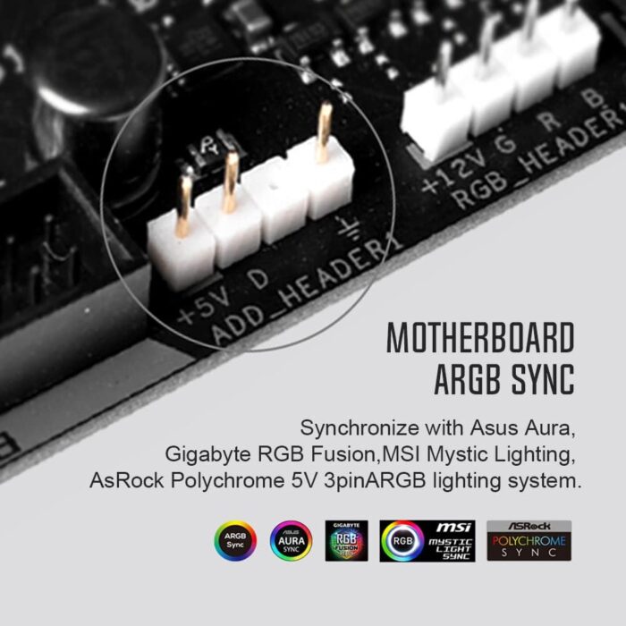 ID-COOLING SE-214-XT ARGB White - Image 2
