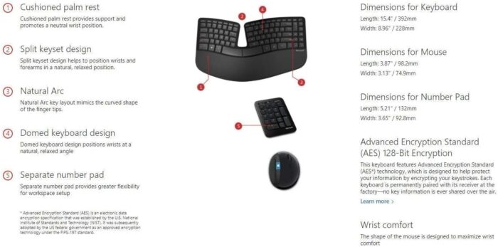 Microsoft Sculpt Ergonomic - Image 2