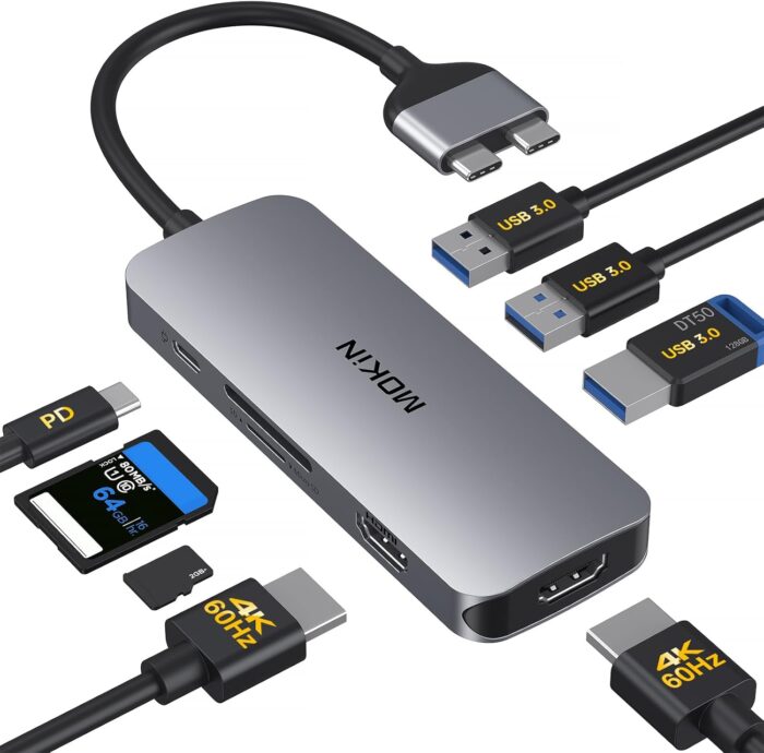 MOKiN 8-IN-2 (2 HDMI) for MacBook