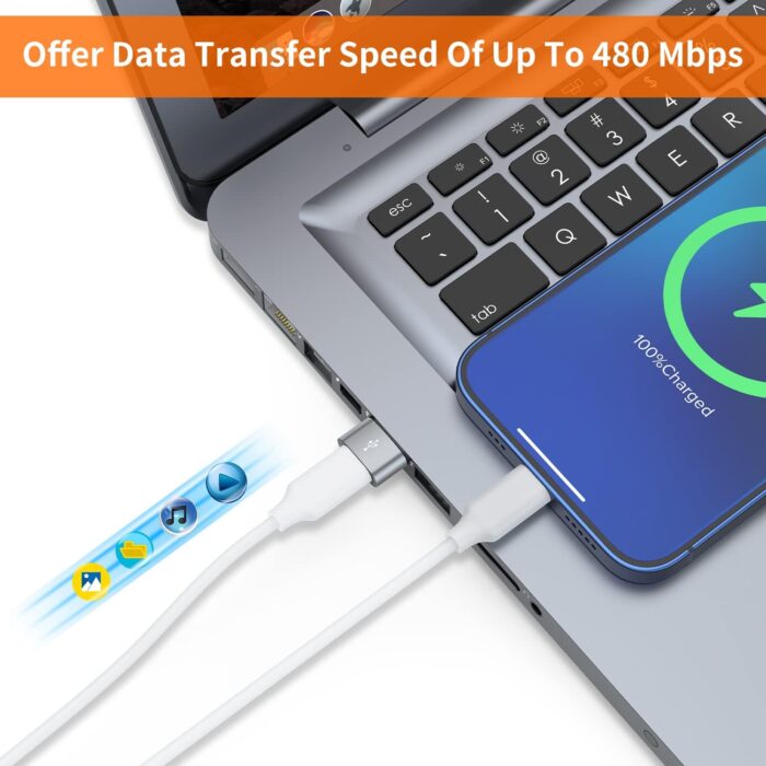 USB C Female to USB Male Converter - Image 3