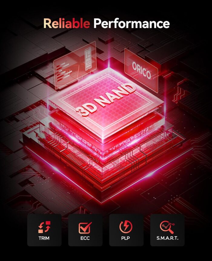 ORICO 512GB M.2 NVMe SSD - Image 2