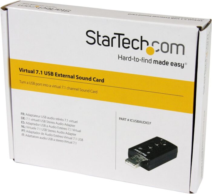StarTech.com Virtual 7.1 USB Stereo Audio Adapter